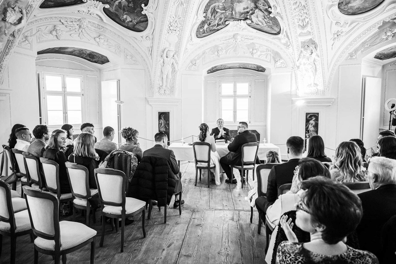 Standesamtliche Trauung Schloss Wörth/Wiesent Hochzeitsfotos Regensburg Fotostudio Büttner