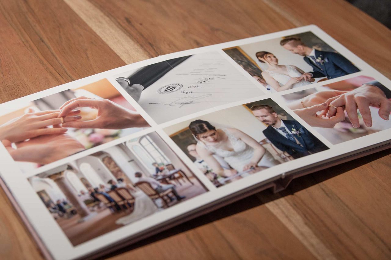 Hochzeitsalbum Weddingbook Hochzeitsfotos Regensburg Fotostudio Büttner Hochzeitsfotograf