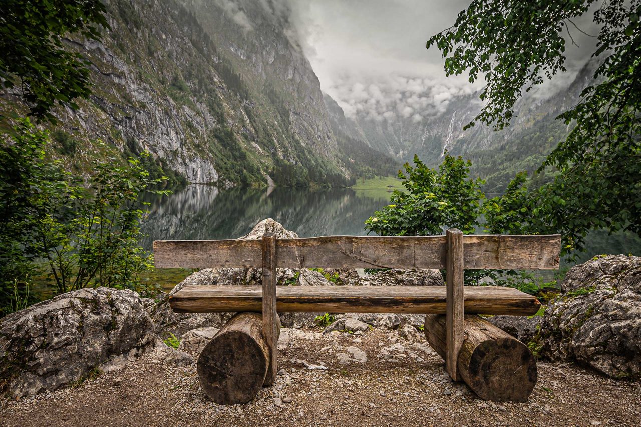 Naturfotografie Fotograf Tobias Büttner Ruhebank Königsee